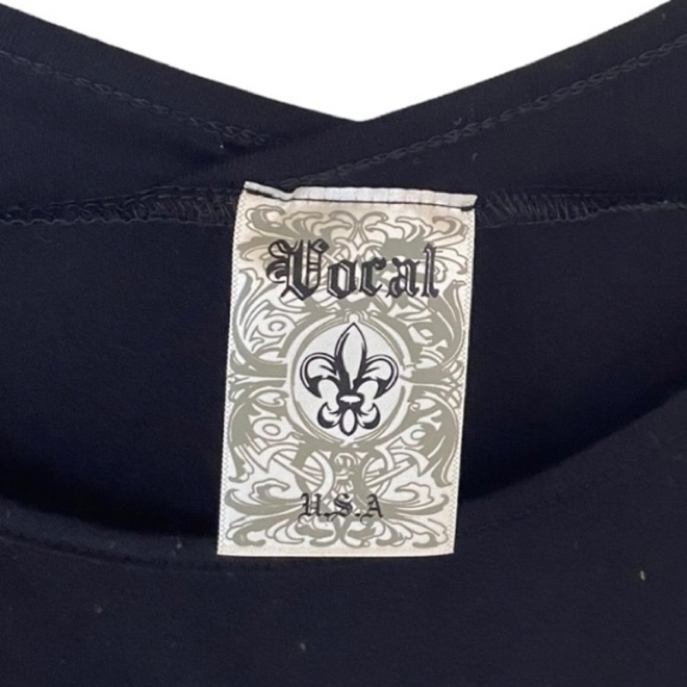 VOCAL Skulls Dolman Sleeve Top S black - Picture 7 of 8